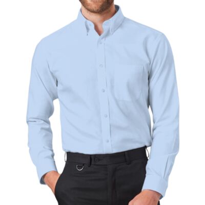 Brook Taverner Whistler Long Sleeve Oxford Shirt Thumbnail