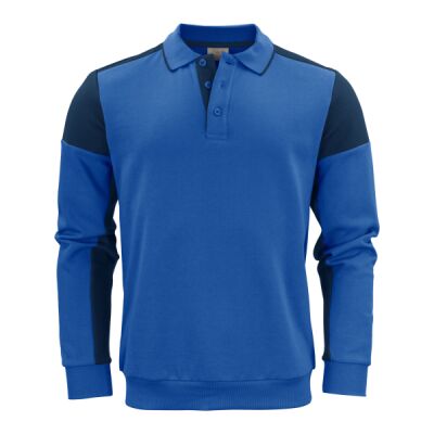 Long Sleeve Polo Sweatshirt Thumbnail