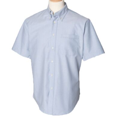 Henbury Short Sleeve Classic Oxford Shirt Thumbnail