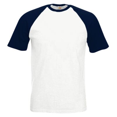 Fruit of the Loom Contrast Baseball T-Shirt Thumbnail