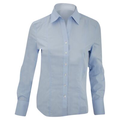 Brook Taverner Ladies Palena Long Sleeve Poplin Shirt Thumbnail
