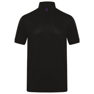 Henbury Slim Fit Stretch Microfine Piqué Polo Shirt Thumbnail