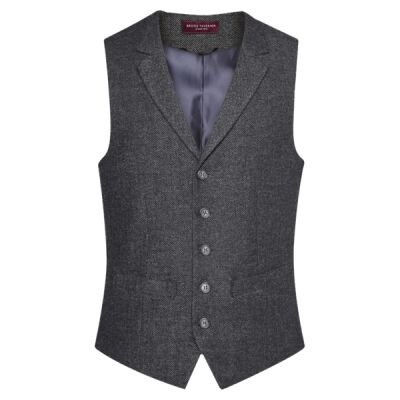 Brook Taverner Memphis Tweed Waistcoat Thumbnail