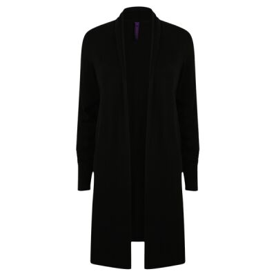 Henbury Ladies Longline Open Cardigan Thumbnail