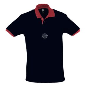 SOL'S Prince Contrast Cotton Piqué Polo Shirt Thumbnail