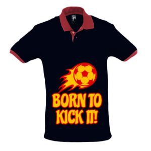 SOL'S Prince Contrast Cotton Piqué Polo Shirt Thumbnail