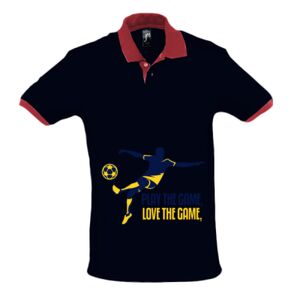 SOL'S Prince Contrast Cotton Piqué Polo Shirt Thumbnail